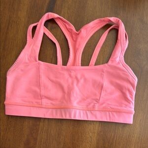 Lululemon Pink peach Sports Bra